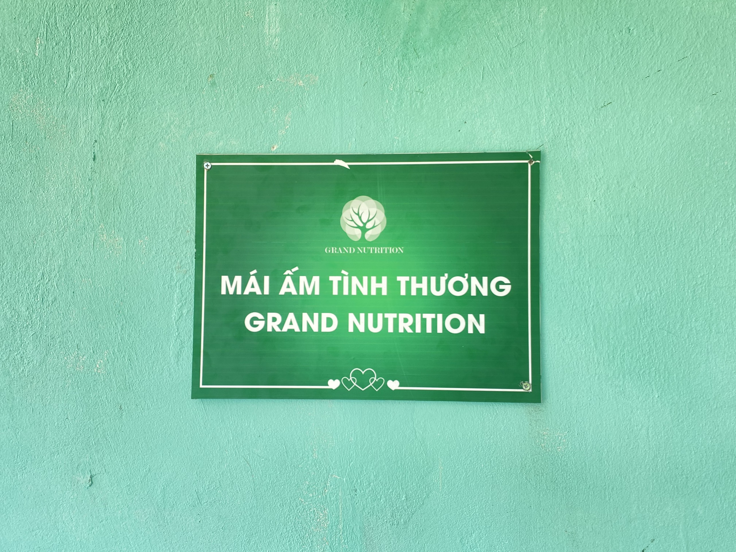 Căn nhà “Mái ấm Grand Nutrition” đã được hoàn thành 