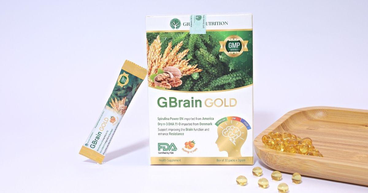 Cốm trí não GBrain Gold - Công thức đột phá mới cho trí tuệ Việt