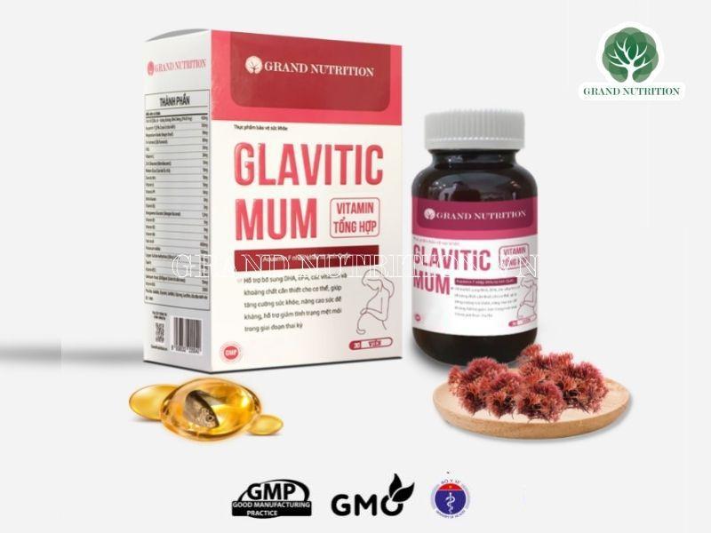 TPBS Vitamin tổng hợp Glavitic Mum Tác dụng Cách dùng cho bà bầu và Giá 
