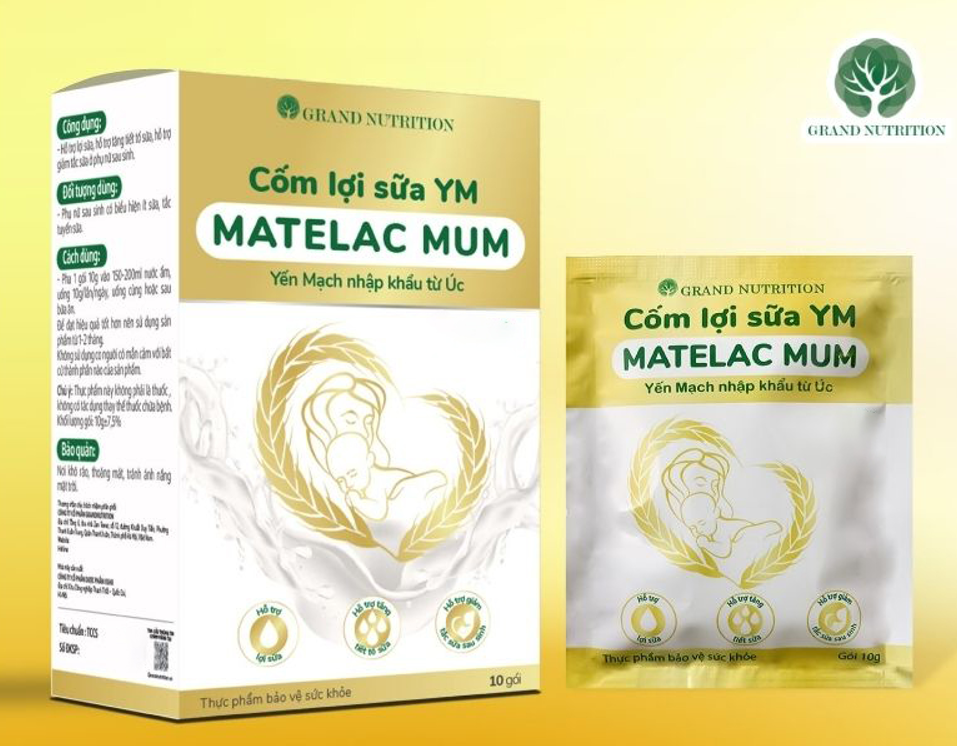 Công dụng TPBVSK Cốm lợi sữa Matelac Mum dùng sau sinh có hiệu quả không?