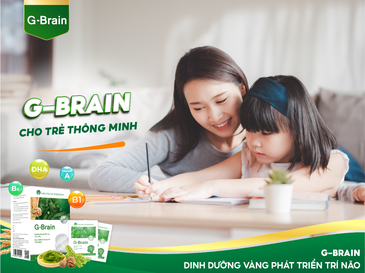  G-BRAIN: BÍ QUYẾT CHO SỰ PHÁT TRIỂN TỐI ƯU CỦA TRÍ NÃO TRẺ EM