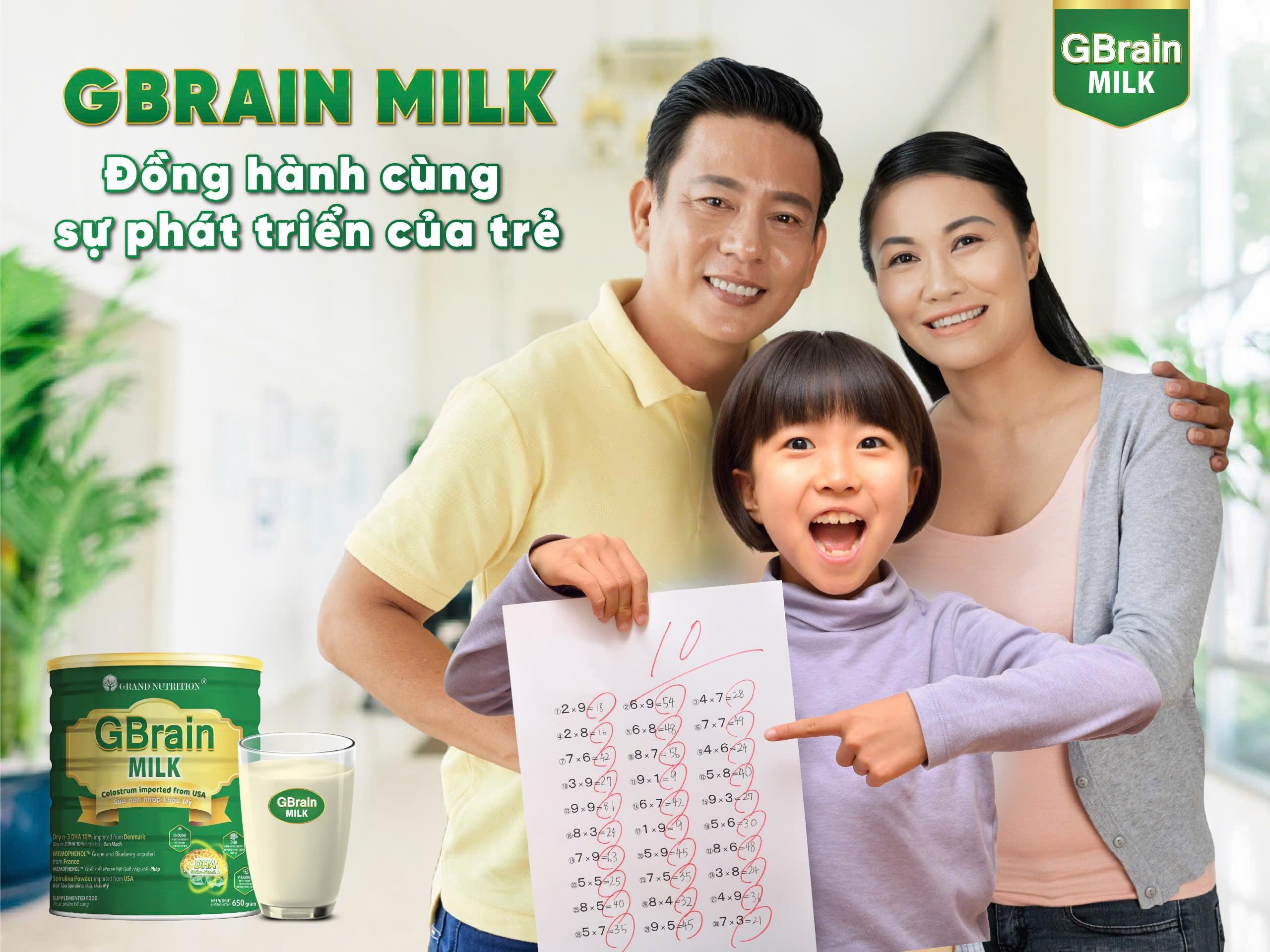 GBrain MILK: Đồng Hành Cùng Cha Mẹ Kiến Tạo Thế Hệ Tài Năng Tương Lai