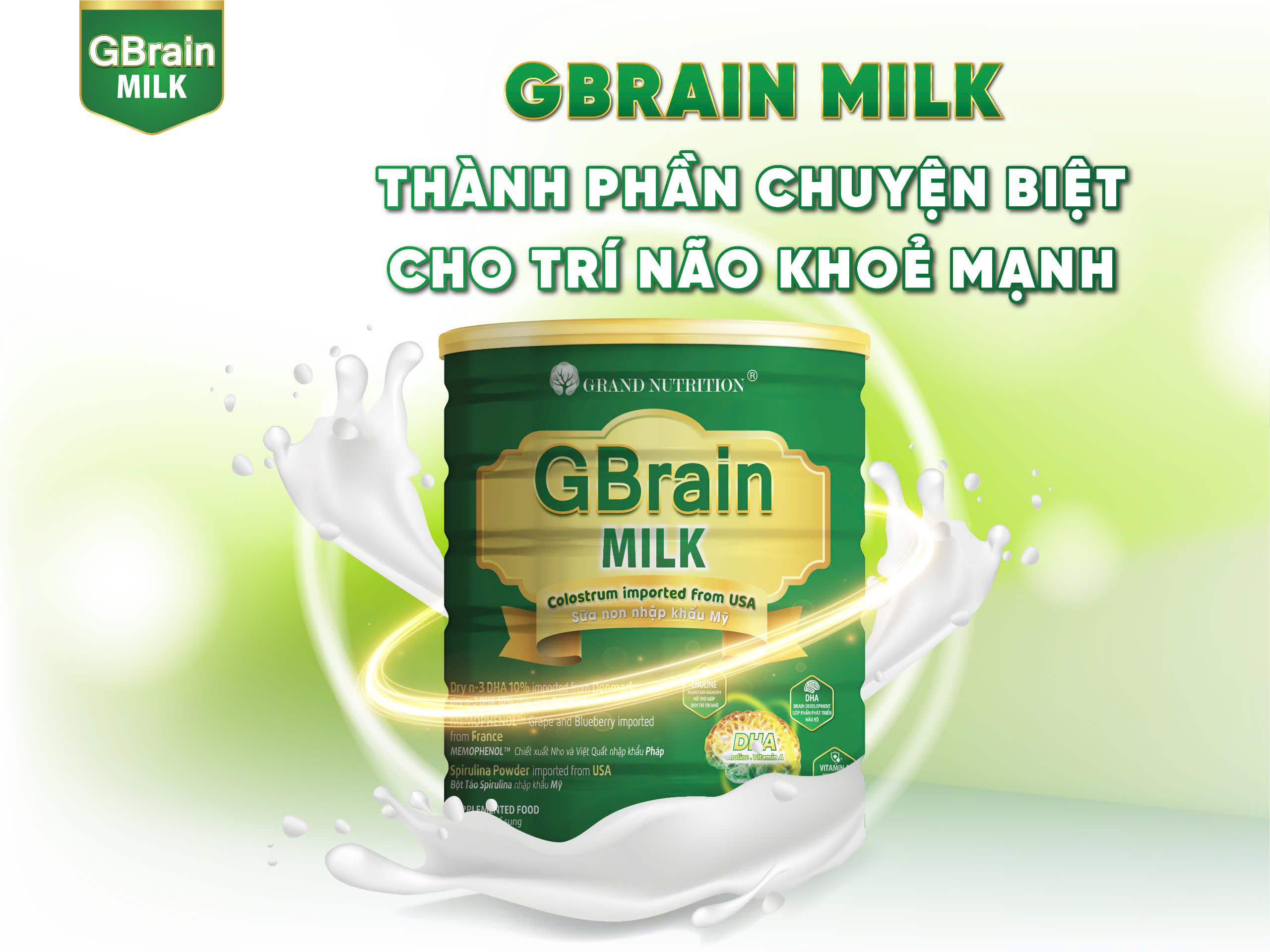 THỰC PHẨM BỔ SUNG GBRAIN MILK