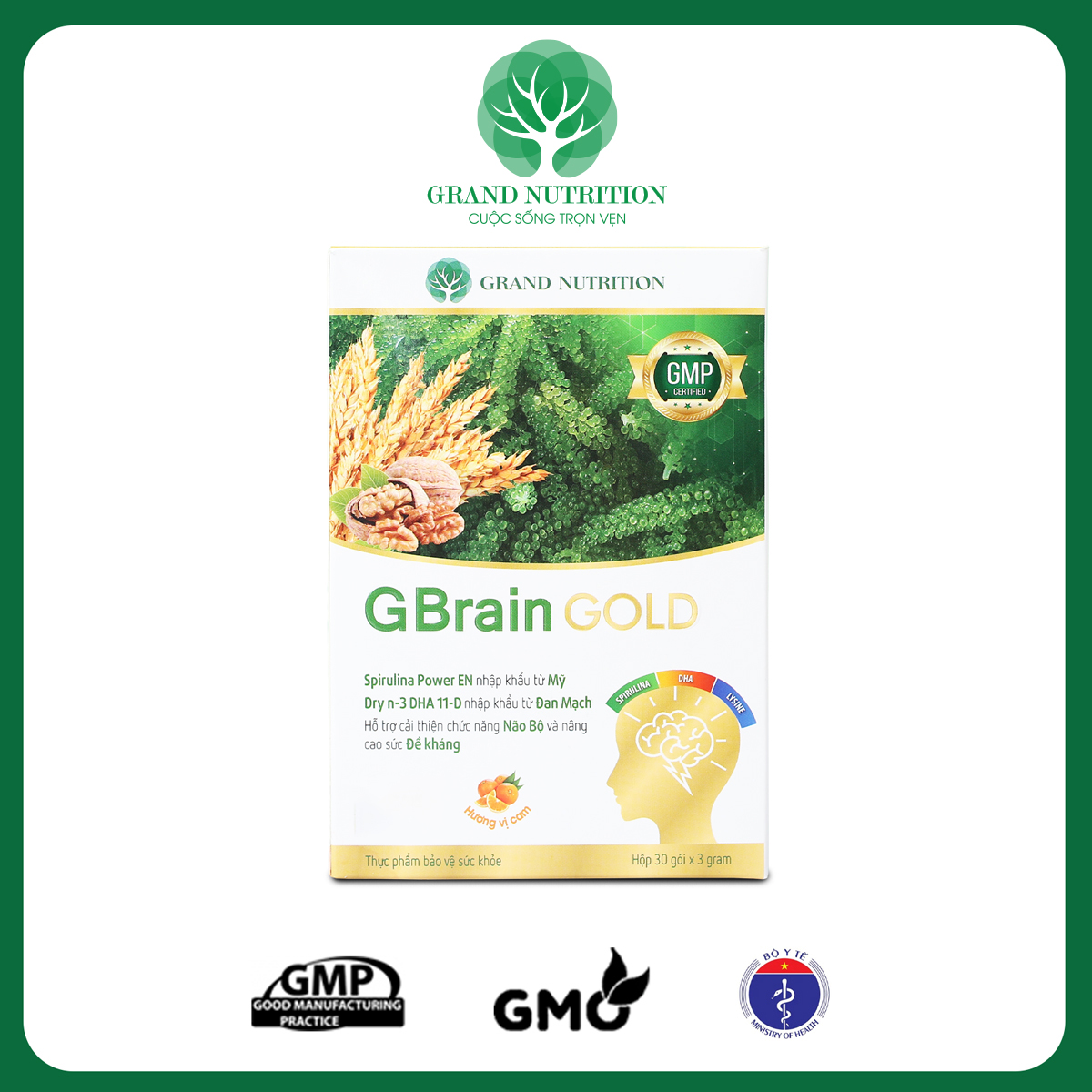 Các dòng sản phẩm của Grand Nutrition đều đáp ứng đủ 4 tiêu chuẩn
