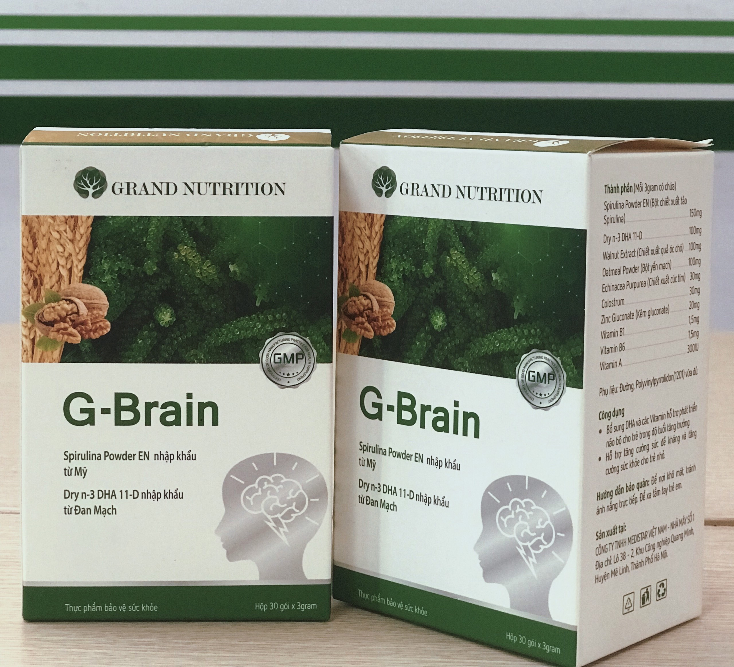 Sử dụng Cốm trí não G-Brain cho trẻ mỗi ngày vì sản phẩm an toàn, lành tính