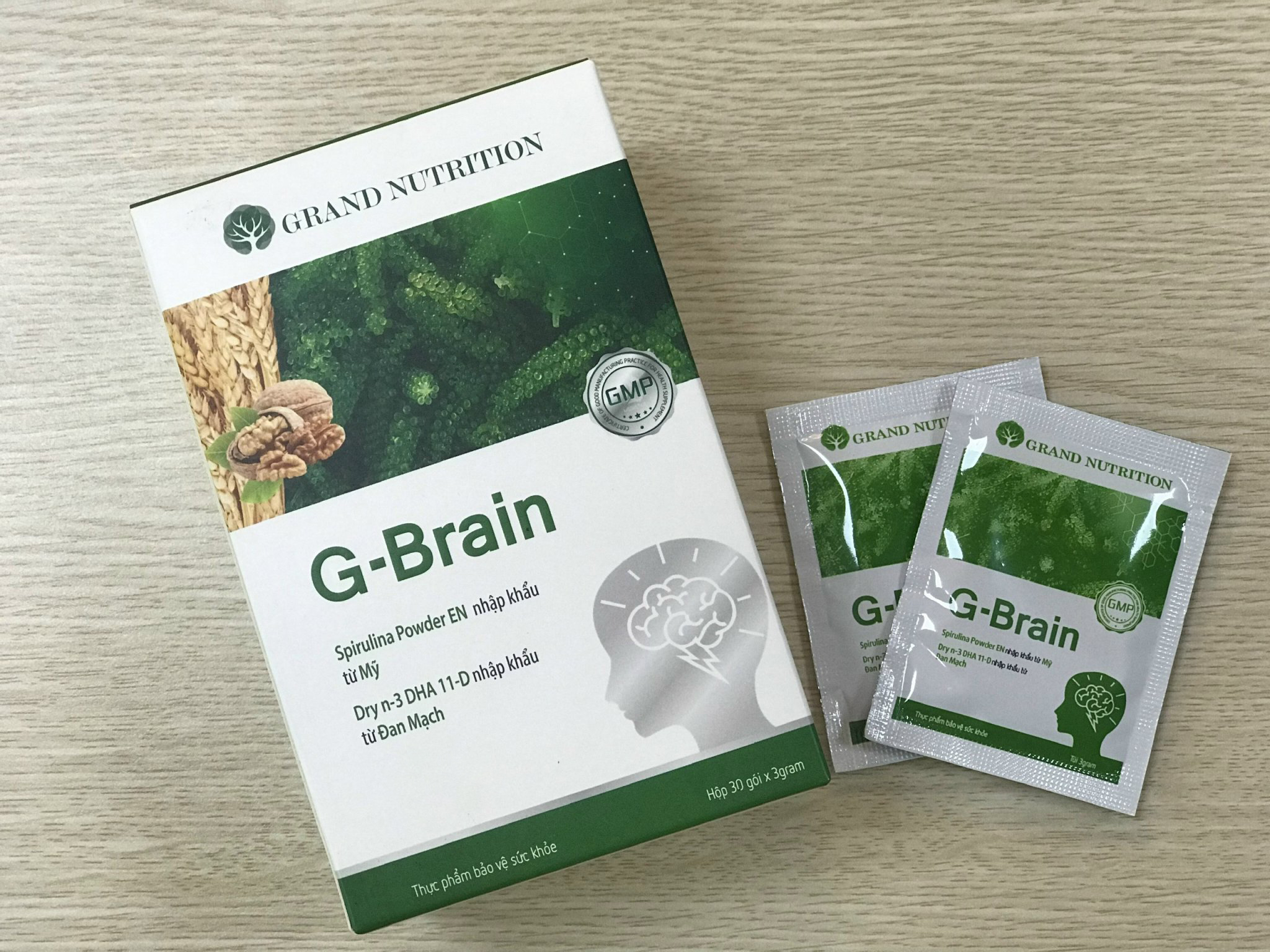 Sử dụng Cốm trí não G-Brain để bổ sung lượng DHA thiếu hụt cho trẻ mỗi ngày