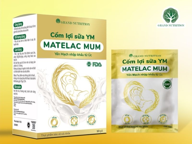 Công dụng Cốm lợi sữa YM Matelac Mum cho phụ nữ sau sinh theo cơ chế nào?