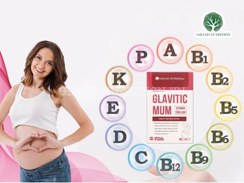 Vitamin tổng hợp Glavitic Mum chứa thành phần dinh dưỡng nào?