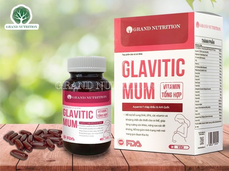 Viên uống Vitamin tổng hợp Glavitic Mum là gì?